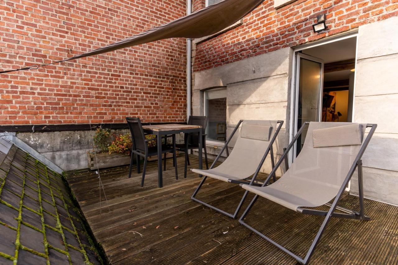 Ardenne Bnb Gite Urbain Avec Terrasse Marche-en-Famenne Ngoại thất bức ảnh
